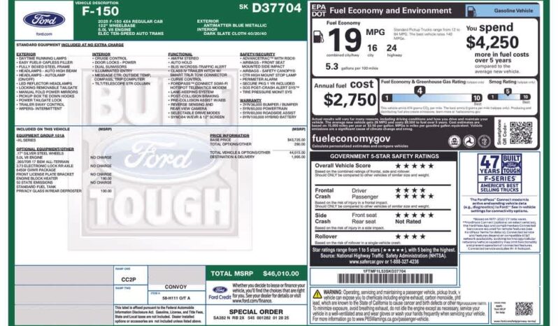 
								Ford F-150 full									