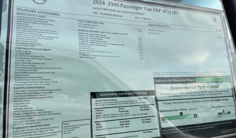 
 Mercedes-Benz Sprinter Passenger Van full									