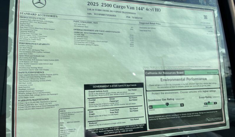
 Mercedes-Benz Sprinter Cargo Van full									