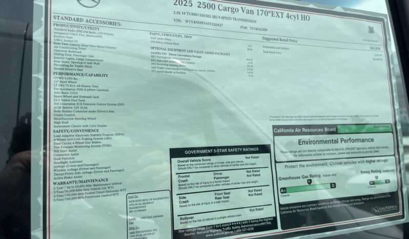 
 Mercedes-Benz Sprinter Cargo Van full									