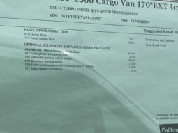 
 Mercedes-Benz Sprinter Cargo Van full									