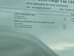 
 Mercedes-Benz Sprinter Cargo Van full									