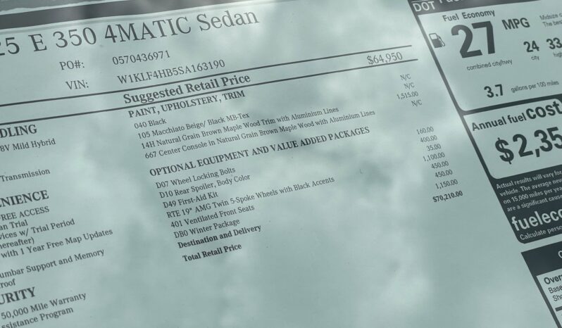 
 Mercedes-Benz E-Class full									