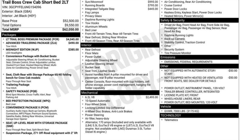 
 Chevrolet Silverado 1500 LTD full									