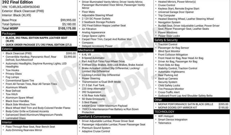 
 Jeep Wrangler full									