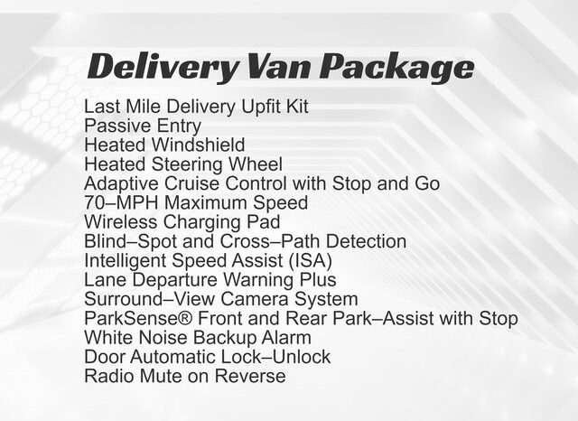 
 Ram ProMaster 3500 EV full									